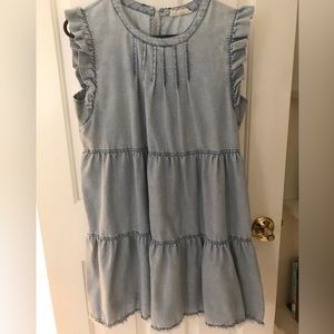 Flirty chambray dress